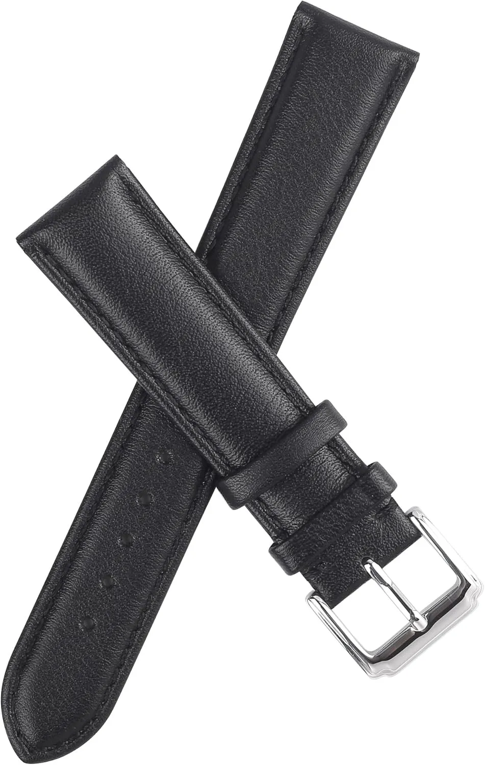 18mm 20mm 22mm Calf Leather Watch Band, Extra Soft Watch Strap for Men Women
