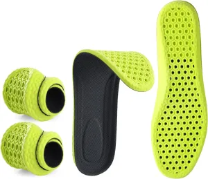 2 Pairs Comfort Insoles for Men/Women, Memory Foam Inserts, Prevent Foot Odor, Providing Great Shock Absorption and Cushioning for Feet ReliefSteppers Insoles