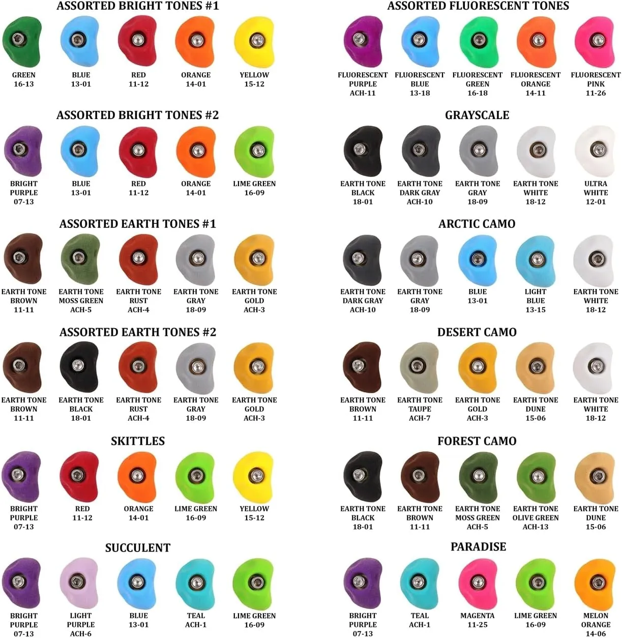 Atomik Climbing Holds | Hanging Style Training Grips