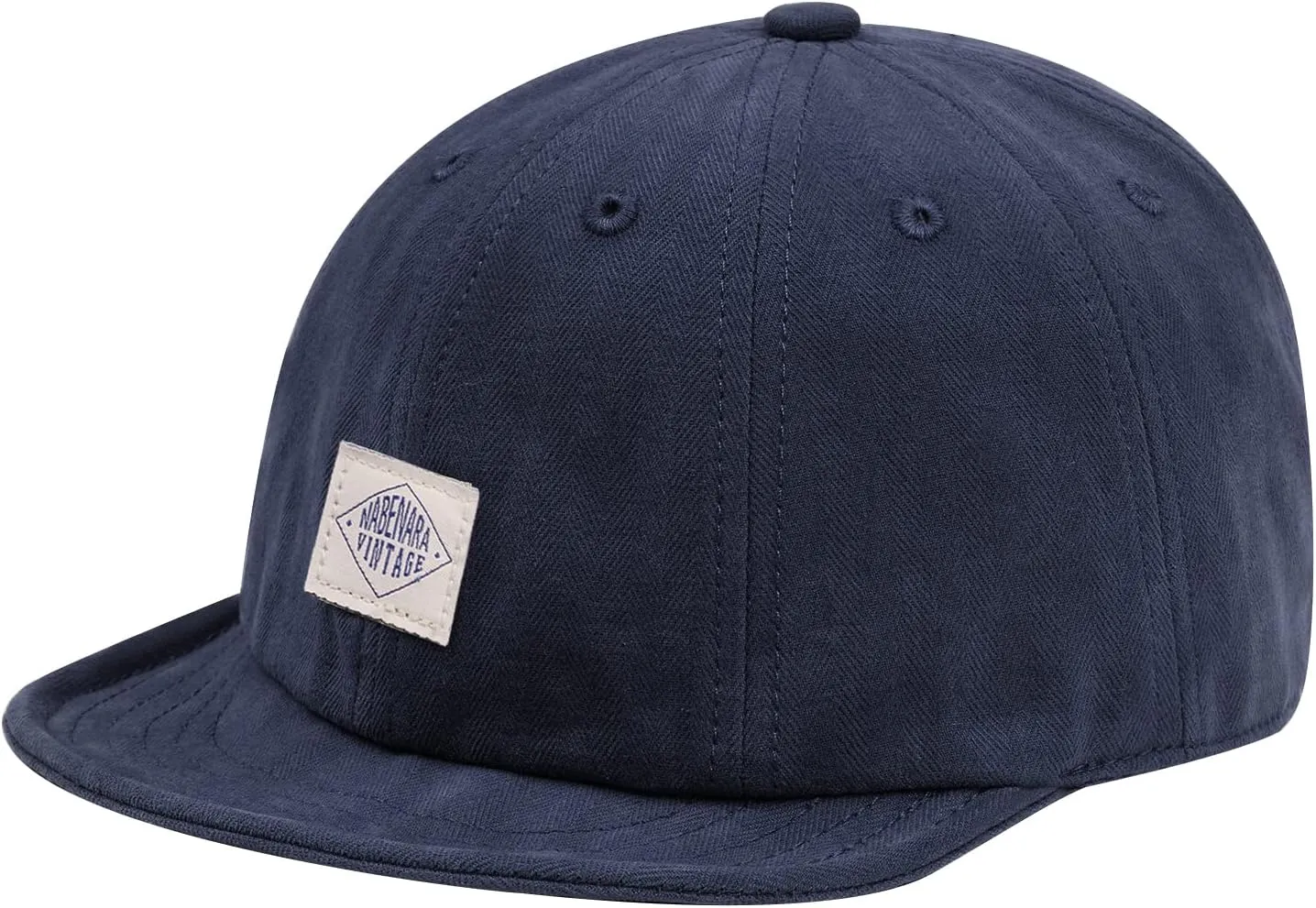 Croogo Short Brim Baseball Cap Low Profile Casual Flat Brimmed Lightweight Hats Cotton Outdoor Adjustable Caps Sun Hat