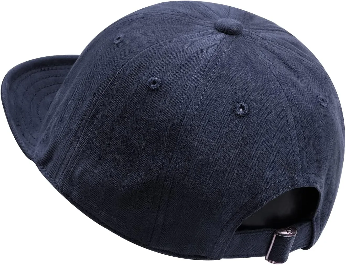 Croogo Short Brim Baseball Cap Low Profile Casual Flat Brimmed Lightweight Hats Cotton Outdoor Adjustable Caps Sun Hat
