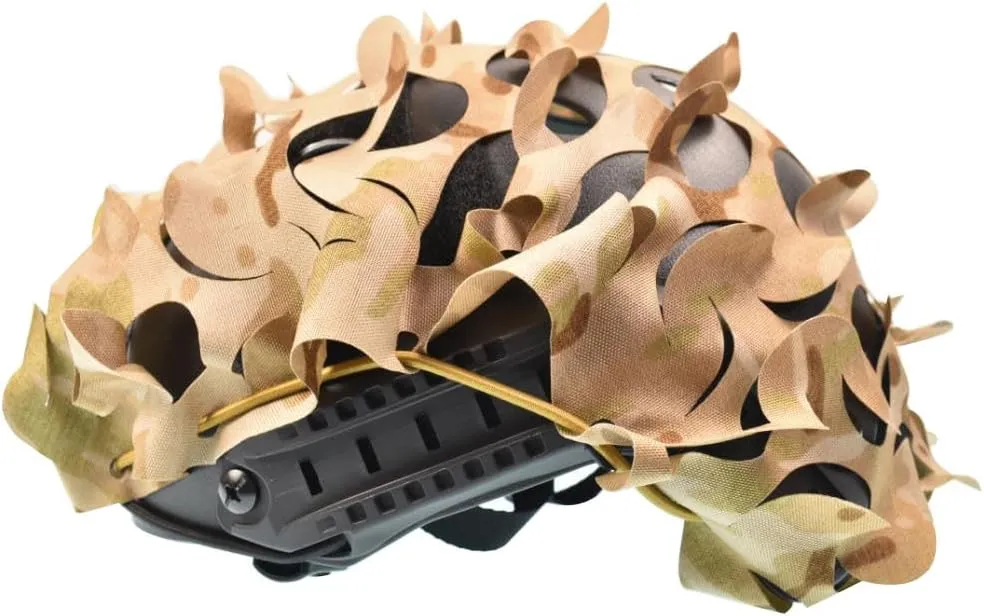 Cutting Type Breathable Mesh Tactical Helmet Cover Tactical Fast Helmet Cover in Size M/L