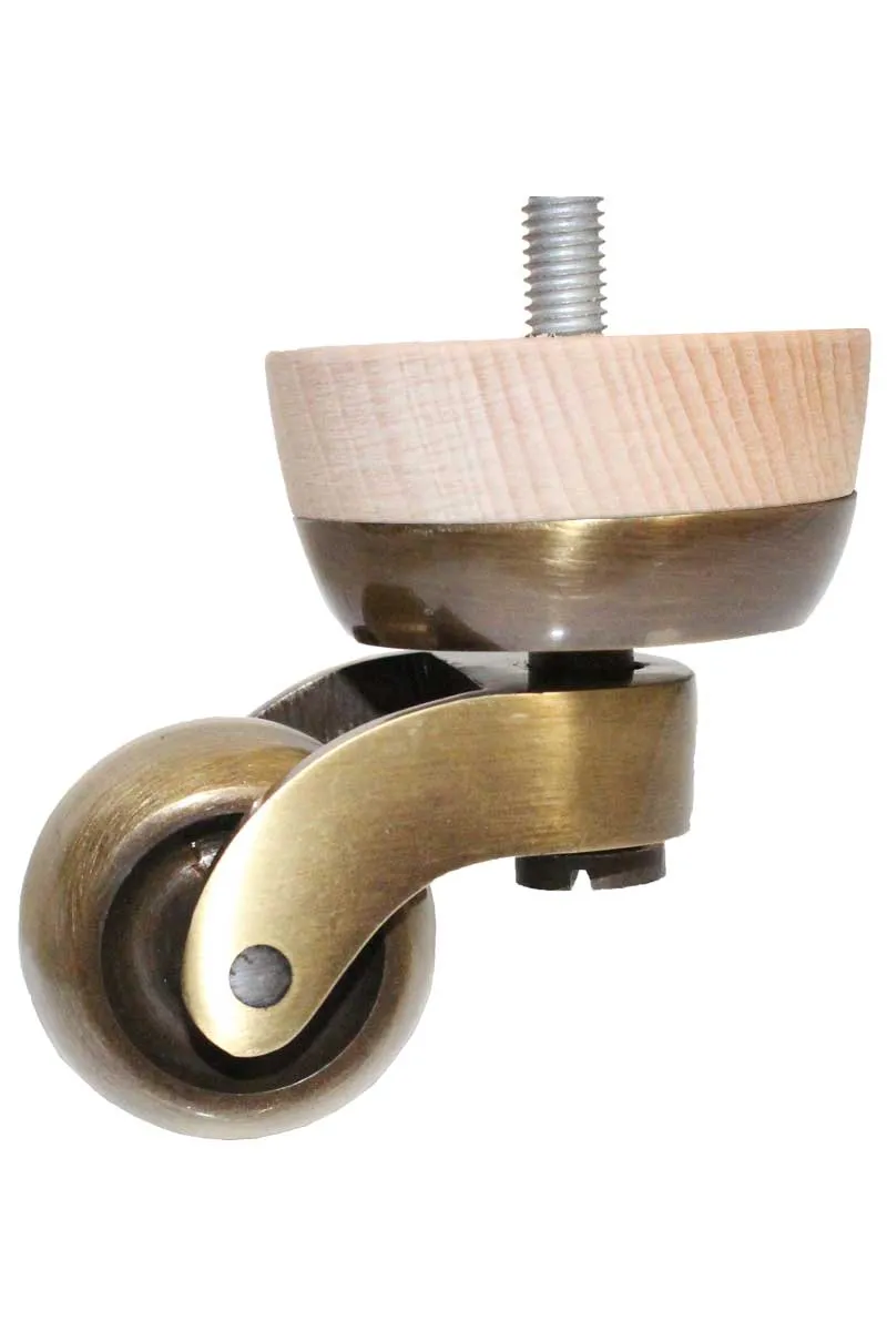 Gail Furniture Legs with Large Shallow Castors