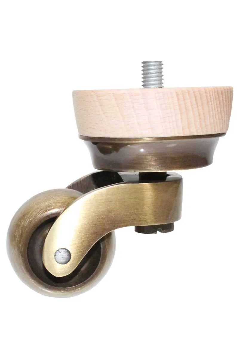 Gail Furniture Legs with Large Shallow Castors