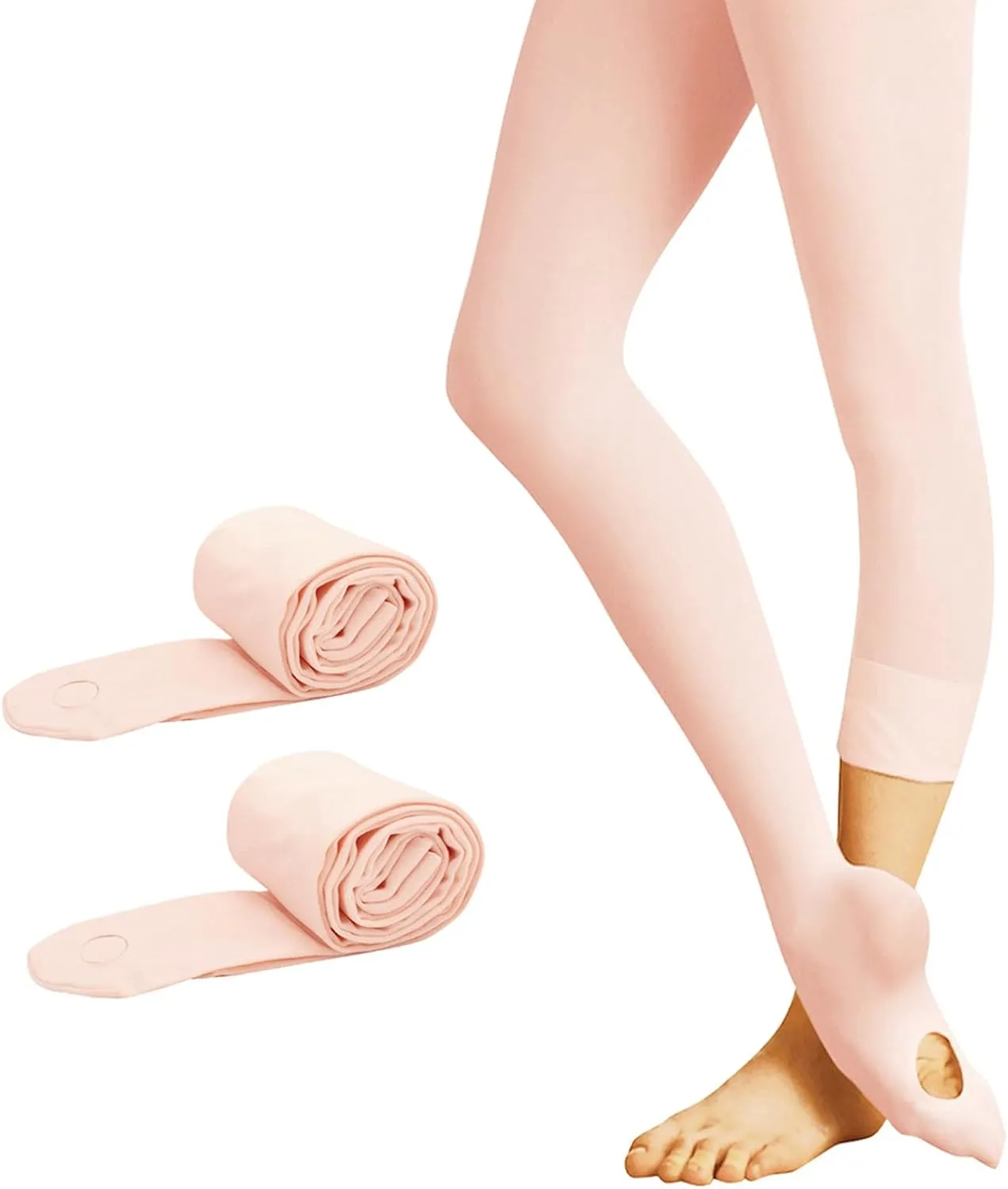 Girls' Ultra Soft Pro Dance Tights Ballet Transition Daily Student Tights (Toddler/Little Kid/Big Kid)