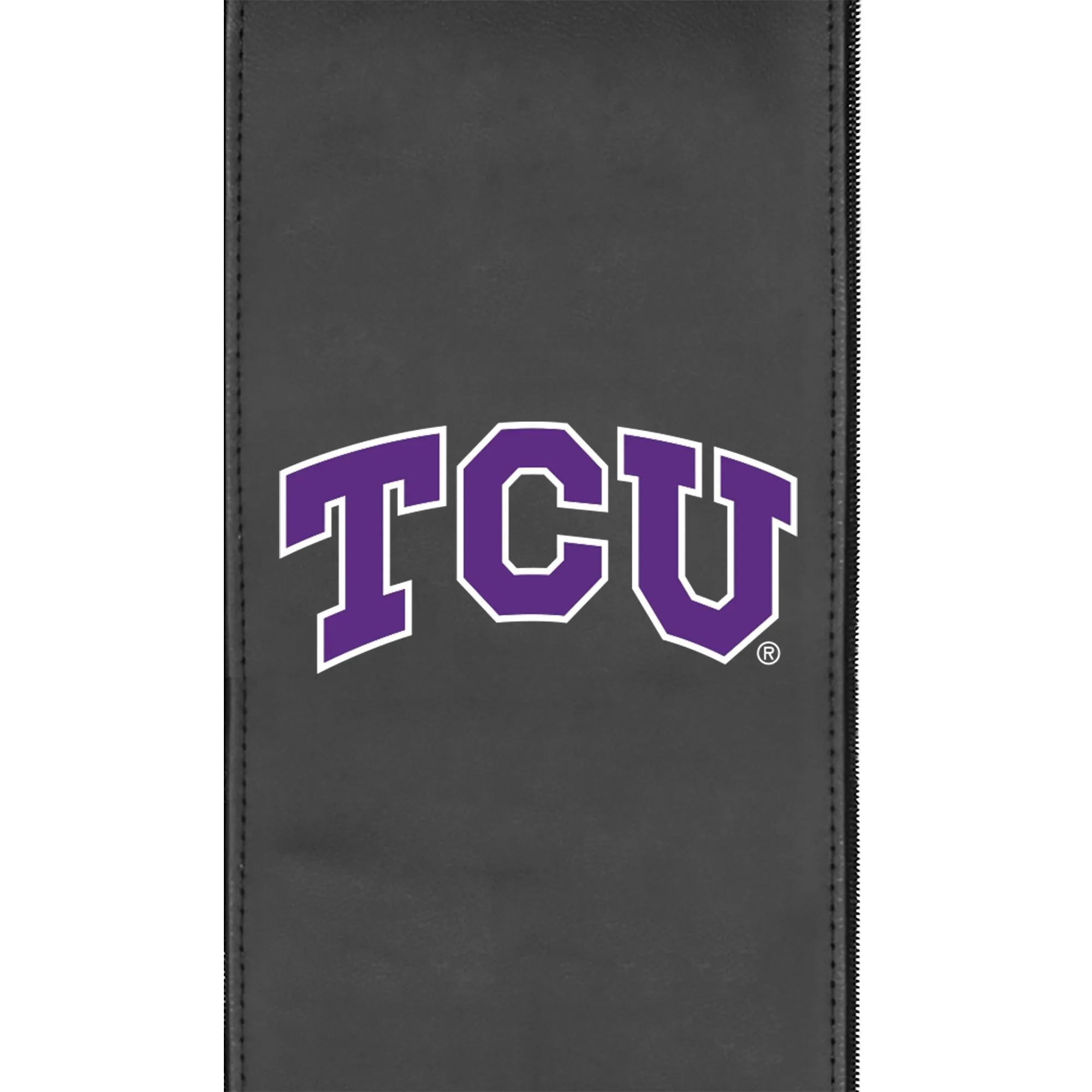 Logo Panel with TCU Horned Frogs Primary Fits Xpression Gaming Chair Only