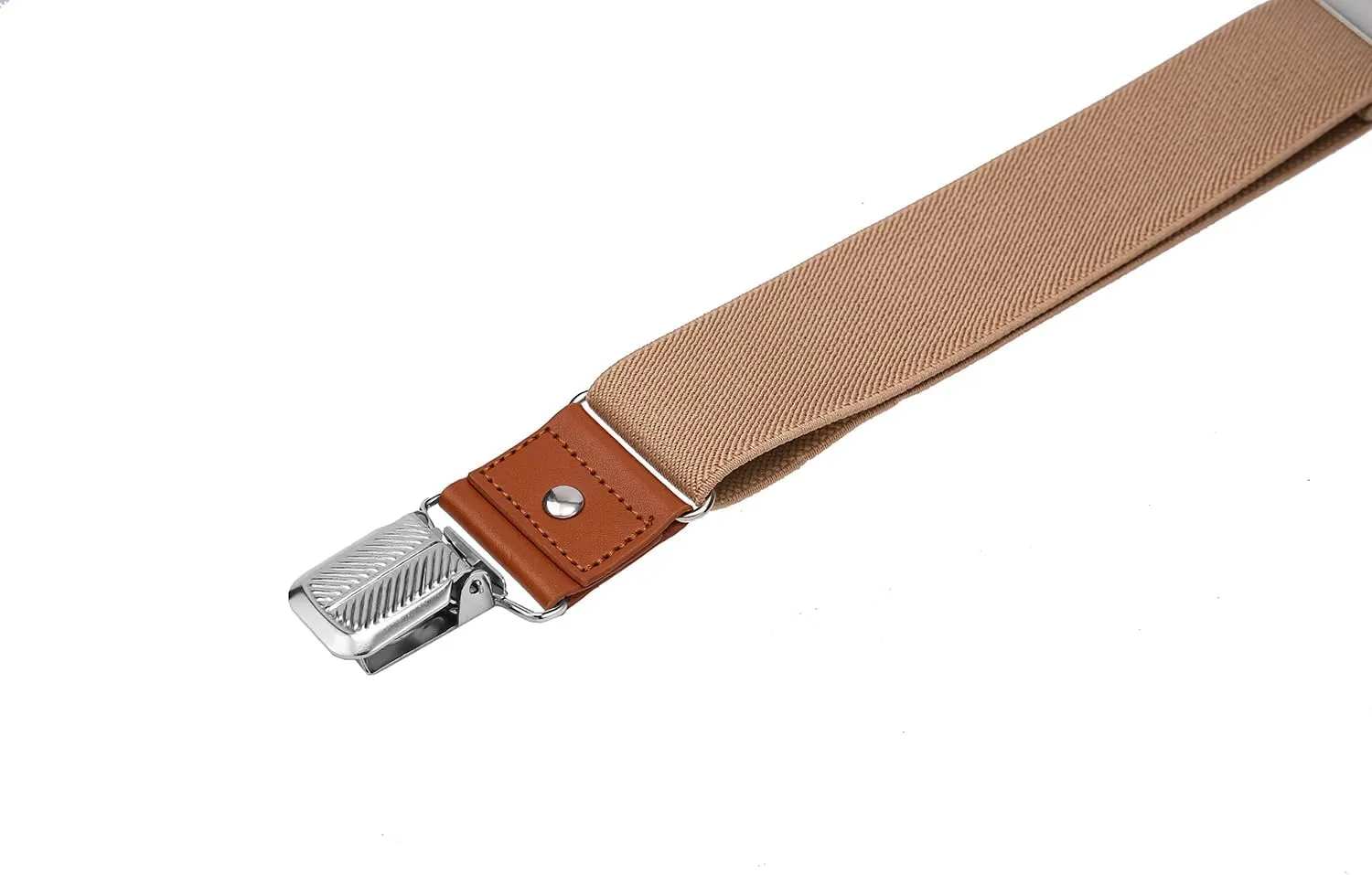 Mens Suspenders Heavy Duty 1.4 Inch X-Back Adjustable Elastic Braces with Strong Clips and Straps