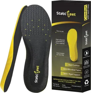 Plantar Fasciitis Insoles for Men & Women  FSA/HSA Eligible, High Arch Orthotic Inserts for Flat Feet, Comfortable All-Day Relief (Trim: Mens 5-9 1/2 | Womens 6-10 1/2)