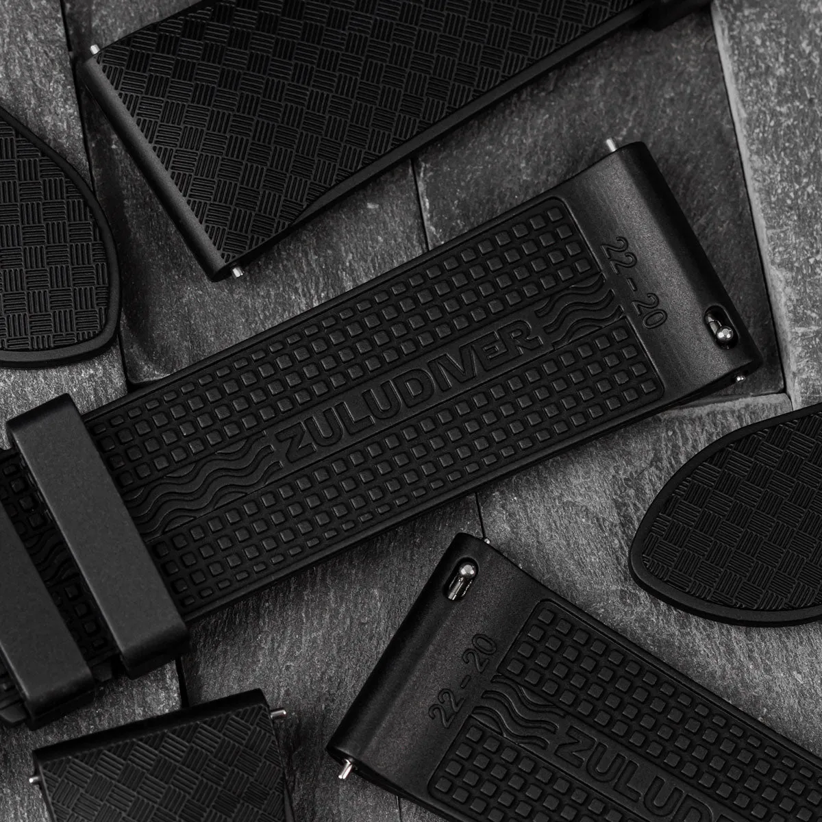 StormTropic Rubber Watch Strap (MKII) - Harbour Brown