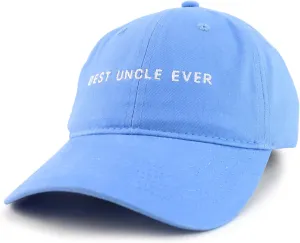 Trendy Apparel Shop Best Uncle Ever Embroidered Soft Cotton Dad Hat