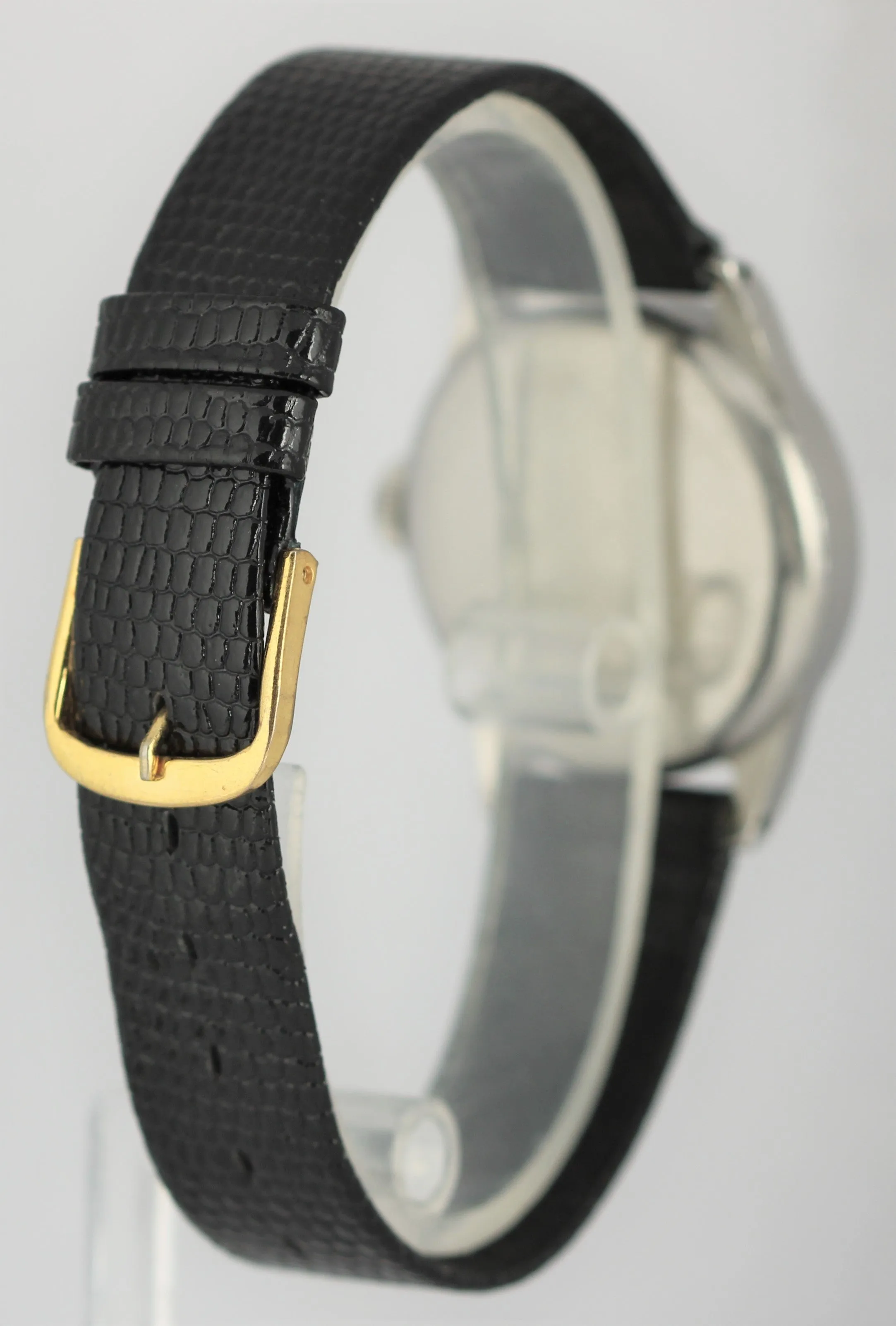 Vintage IWC Schaffhausen Tiffany & Co Stainless Steel Silver 30mm Leather Watch