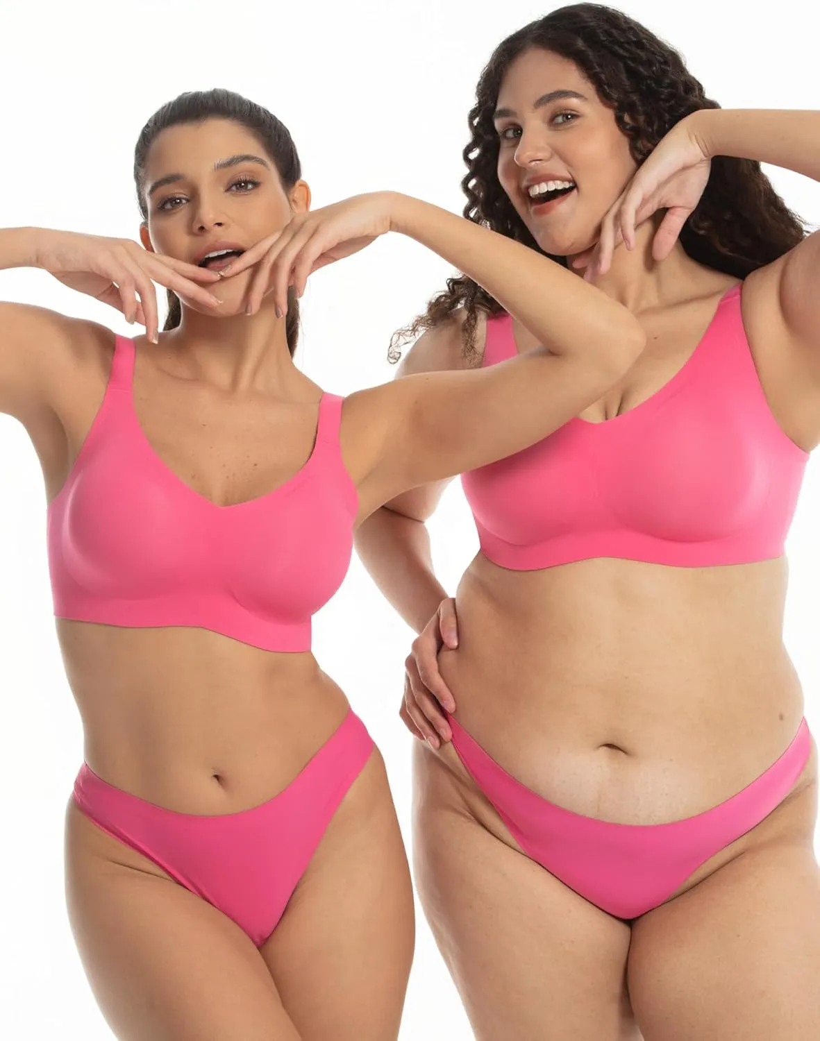 Wireless Seamless Support Bralette Ultra-Comfort Sleep T-Shirt Bra for Large Breasts